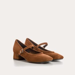 Kelly Cuir Velours<br>Reqins - Café, 36