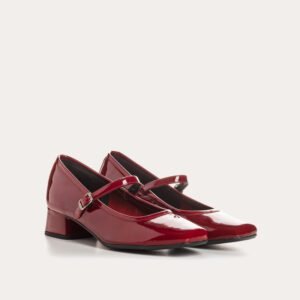 Kelly Cuir Verni<br>Reqins - Cerise, 37